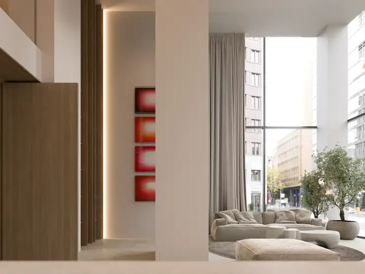 Dzieła sztuki w inwestycji Apartamenty Flare